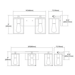 Cloe Bathroom Vanity Light