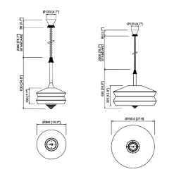 Calypso Antigua Outdoor Pendant