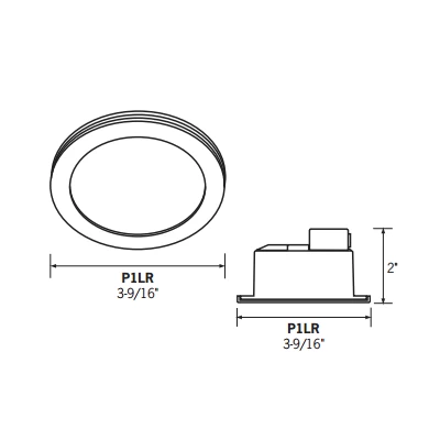 P1LR 1W Round LED Marker Light