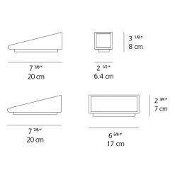 Artemide Cuneo Outdoor Wall / Path Light