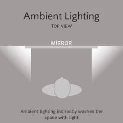 Forte Tall Lighted Mirror