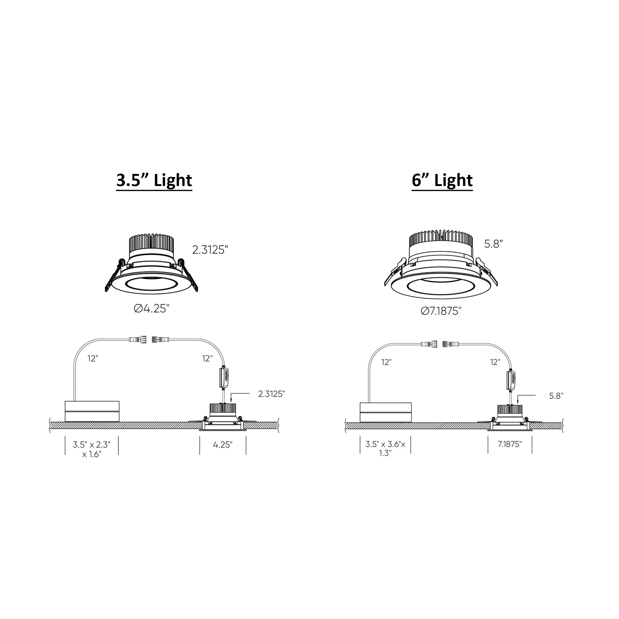 Revolve Color Select Regressed Gimbal Downlight
