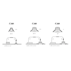 RGR Color Select Round Regressed Downlight