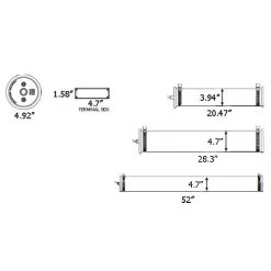 In The Tube Silver Wall Sconce