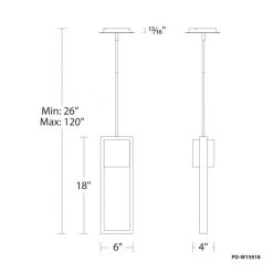 Archetype Outdoor Dark Sky Pendant