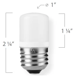 Squatty E26 Med Base Warm Dim 5W 120V 90CRI 2-PACK