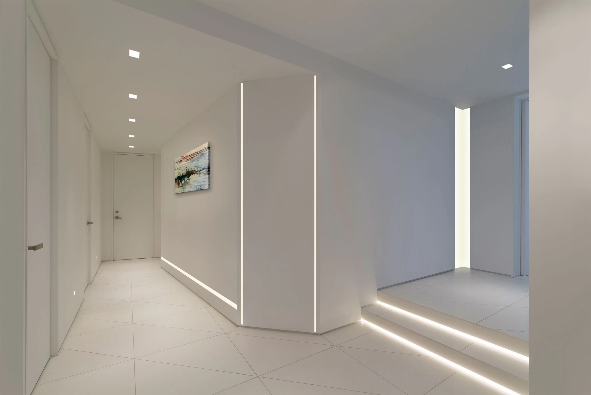 Verge Wall 5W Warm Dim Plaster-In System - Image 6