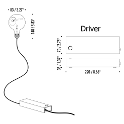 Edisons Nightmare Plug-In Wall Light