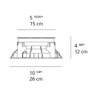 Artemide Ego 150 Flood Outdoor Square Recessed Ground Light