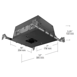 2IN RD Flanged Adjustable Chicago Plenum Housing