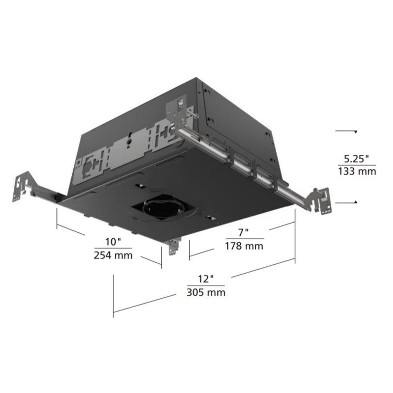2IN RD Flangeless Adjustable Chicago Plenum Housing