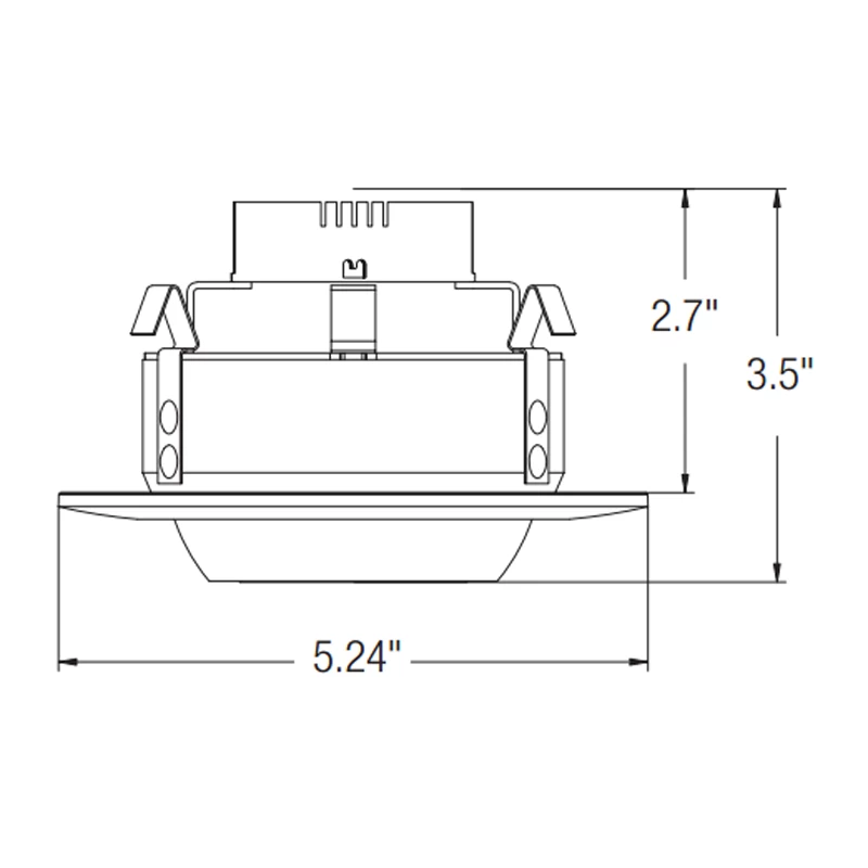 4 Series 600LM Retrofit Recessed Adjustable Downlight