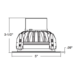 4 Series 650LM Retrofit Recessed Reflector
