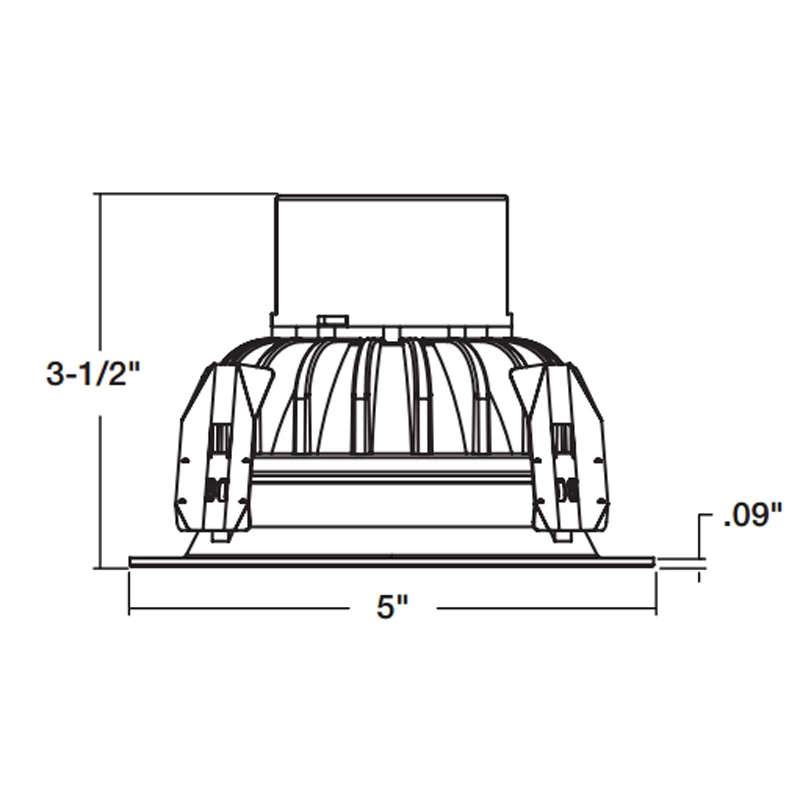 4 Series 650LM Retrofit Recessed Reflector