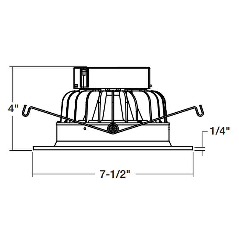 6 Series 900LM Commercial Retrofit Recessed Reflector