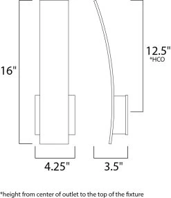 Alumilux Prime 120V Outdoor Wall Sconce