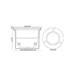 Inground Uplight 120V