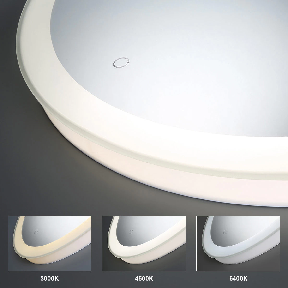 Odessa Oval Color Select LED Mirror - Image 4