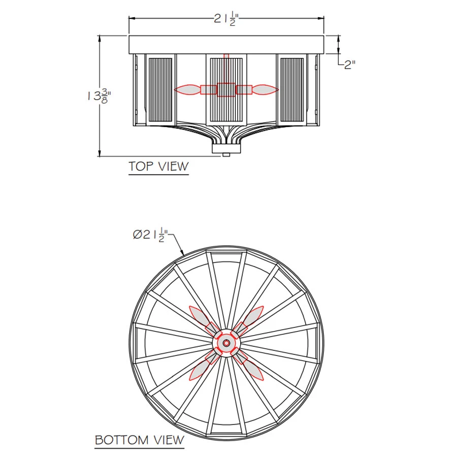 Bristol Outdoor Ceiling Light Fixture