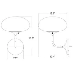 Gubi Stemlite Plug-in Wall Sconce