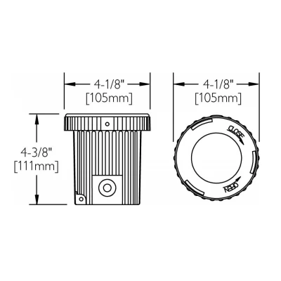 IUL516 LED Composite Inground Uplight