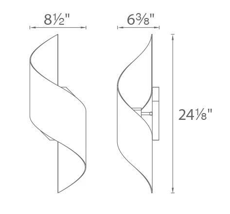 Helix Wet Rated Wall Light - Image 4