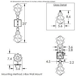 Blossom Double Wall Sconce