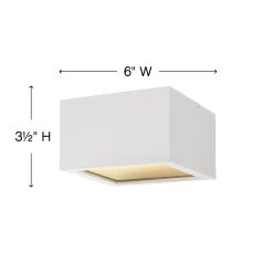 Kube 120-277V Outdoor Ceiling Light Fixture