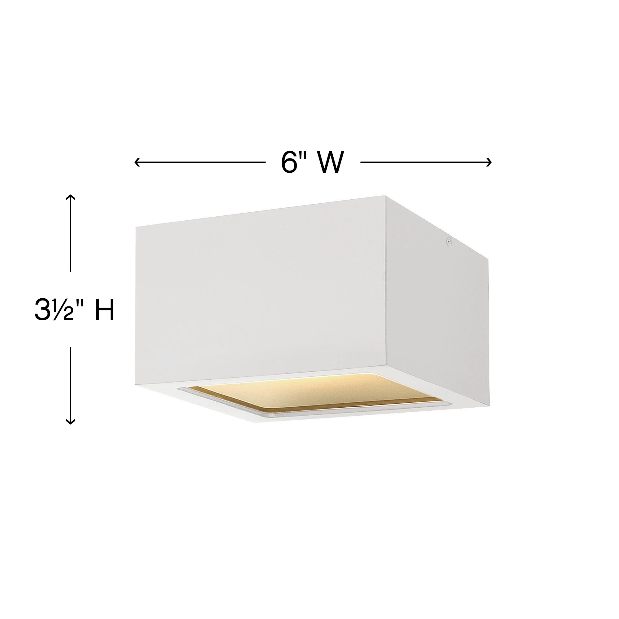 Kube 120-277V Outdoor Ceiling Light Fixture