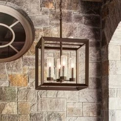 Rhodes 120V Outdoor Square Pendant