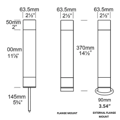 12V 300 Series Halogen Bollard Light