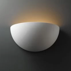Ambiance Quarter Sphere Wall Sconce