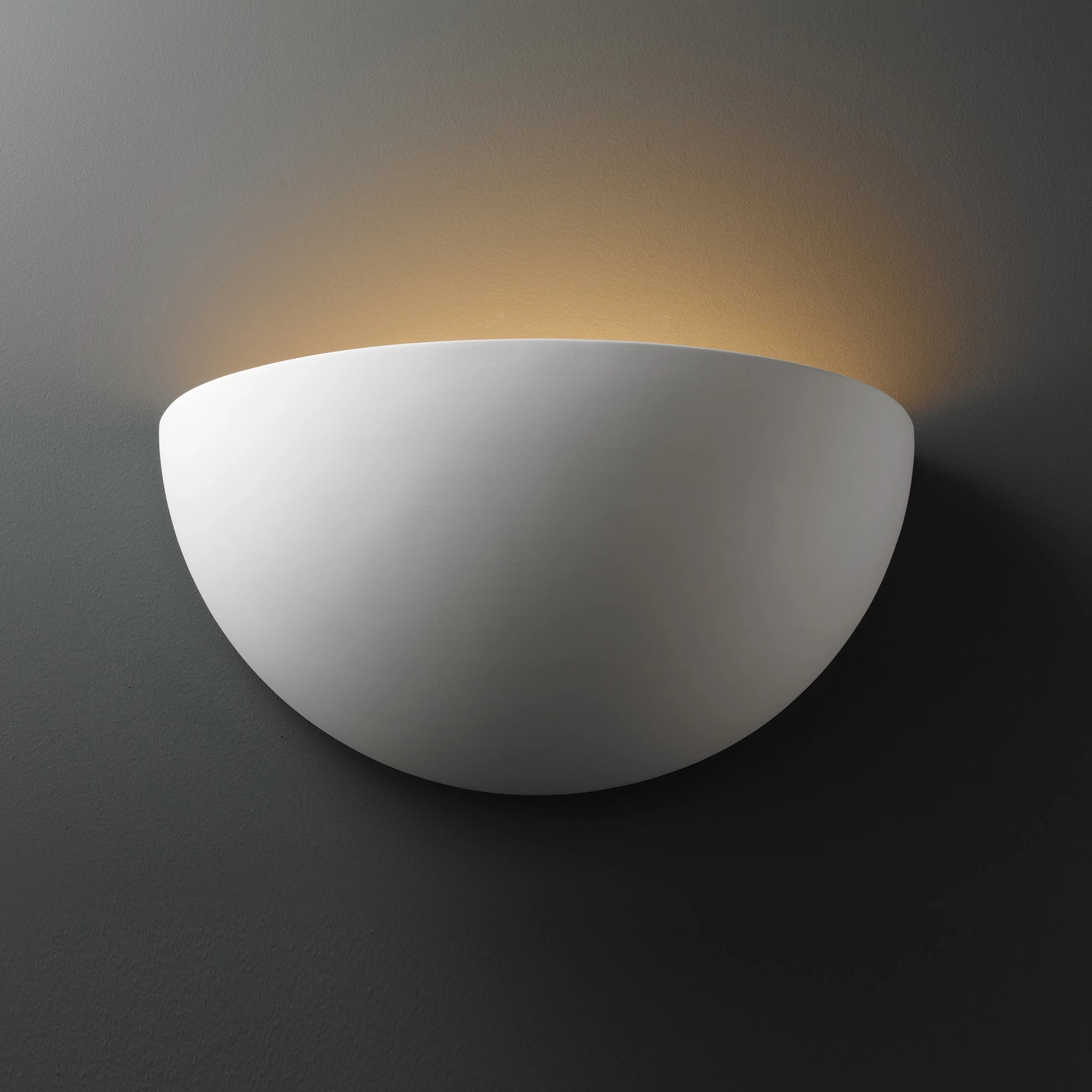 Ambiance Quarter Sphere Wall Sconce