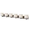 Fusion Modular 6LT Oval Bathroom Vanity Light