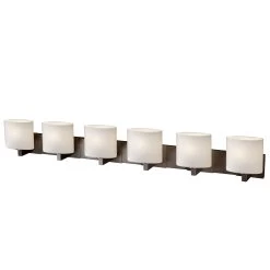 Fusion Modular 6LT Oval Bathroom Vanity Light
