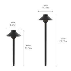 Stepped Dome Integrated LED Path Light 12V