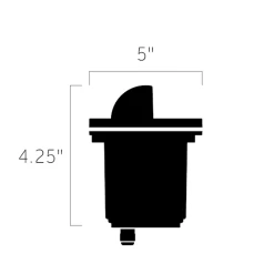 12V Side Throw In-Ground Light