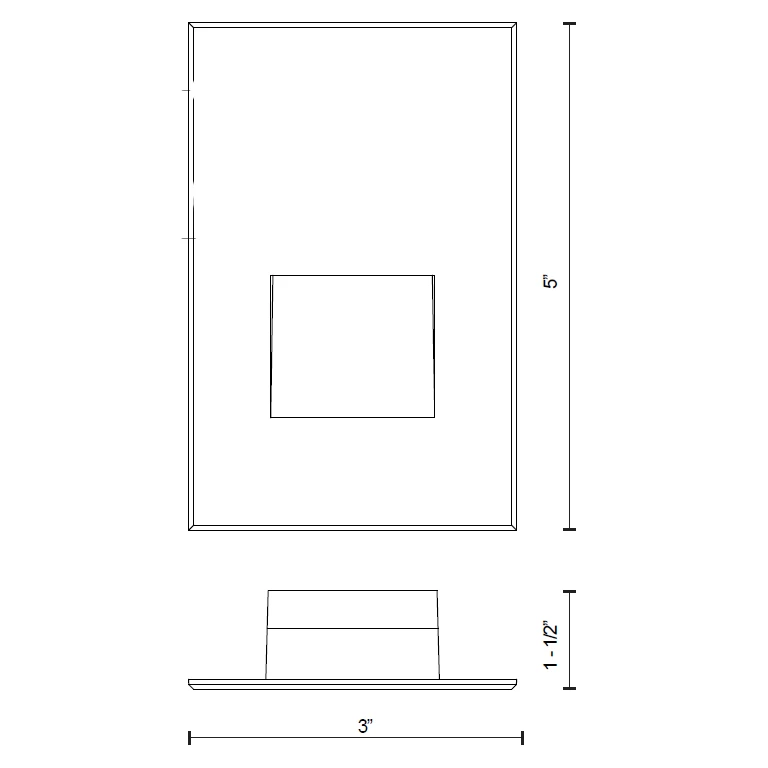 Sonic Outdoor 120V Vertical Step Light