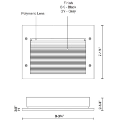 Newport ER7108 Recessed Step Light