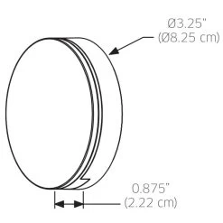 120V Round Step Light