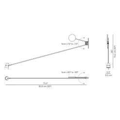 Counterbalance Plug-in Wall Light