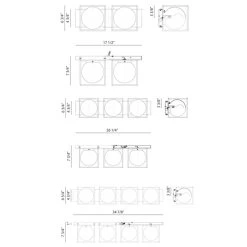 Squircle Bathroom Vanity Light