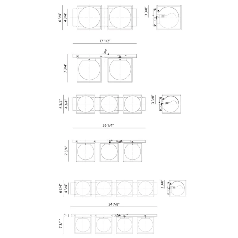 Squircle Bathroom Vanity Light