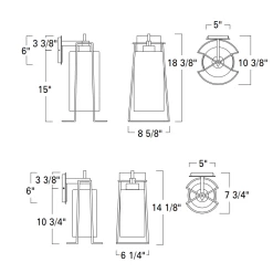 Cere Outdoor Wall Sconce