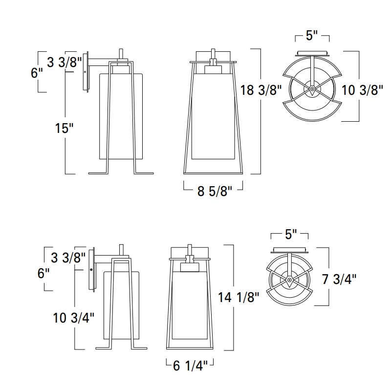 Cere Outdoor Wall Sconce