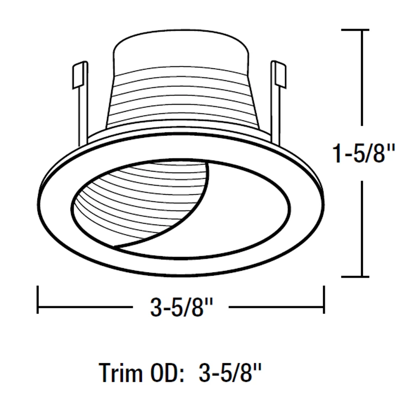 NL Series 3IN Wall Wash Trim