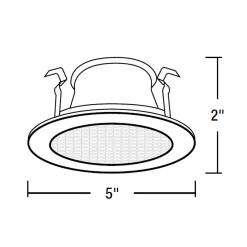 NL Series 4IN RD Albalite Lensed Trim