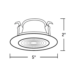 NL Series 4IN RD Lensed Fresnel Trim