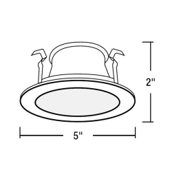 NL Series 4IN RD Flat Lensed Trim