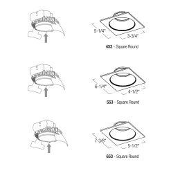 Cobalt Click SQ Retrofit Round Aperture Reflector Downlight